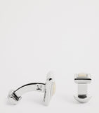 Tateossian Thompson mother-of-pearl mosaic cufflinks set - British product