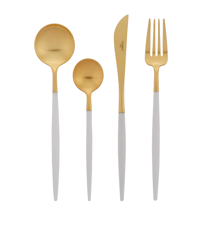 Cutipol Goa Gold-Plated 24-Piece Cutlery Set - British product