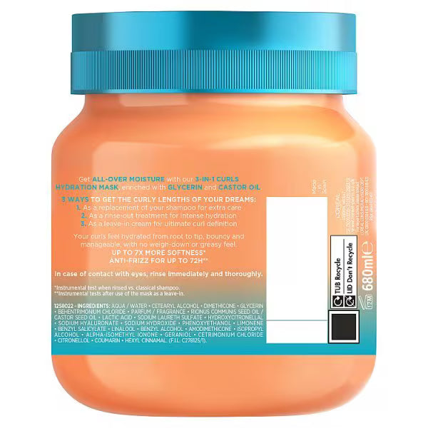 L'Oreal Paris Dream Lengths Curls Hair Mask - British product