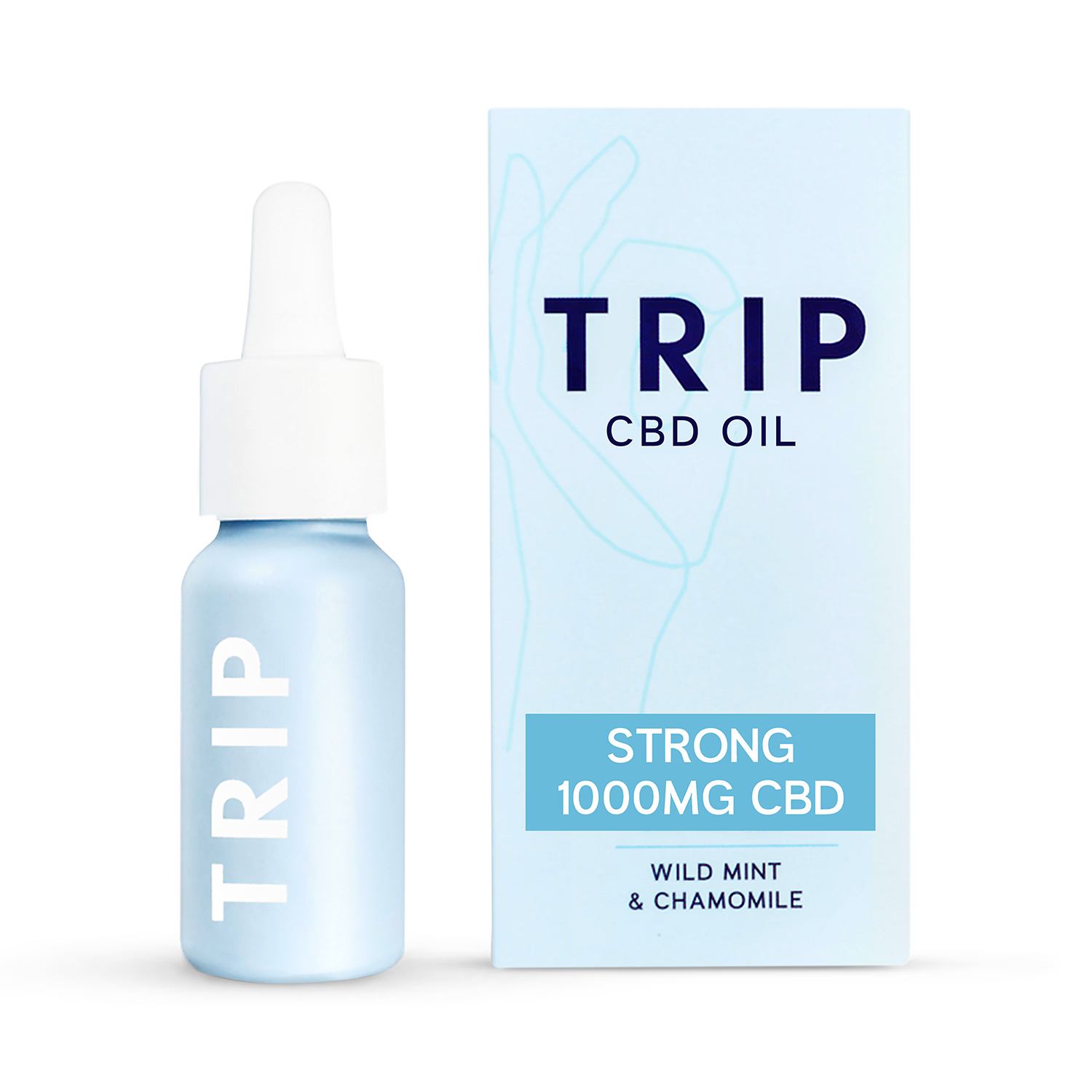 TRIP Wild Mint Organic CBD oil 15ml (British brand)