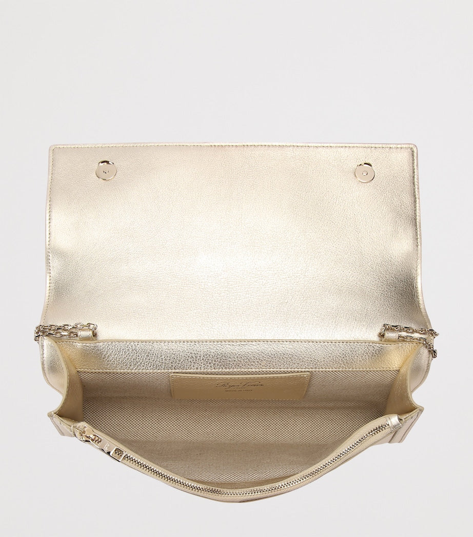 Roger Vivier leather Belle Vivier clutch bag, UK version