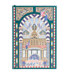 Harrods Enchanted Emporium hardback notebook with lined pages and marble-effect edges, 21x15.5cm, UK version