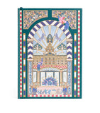 Harrods Enchanted Emporium hardback notebook with lined pages and marble-effect edges, 21x15.5cm, UK version