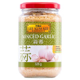 Lee Kum Kee minced garlic in a jar - British product
