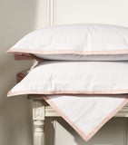 Celso De Lemos Super King duvet cover with Egyptian cotton and contrasting borders - British product