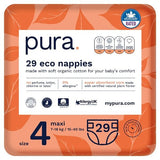 Pura Premium Eco Baby Nappies, Size 4 (7-18kg) 29 Nappies GOODS Superdrug   