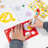 Totum Spiro Art drawing set with pens notebook stickers (British brand)