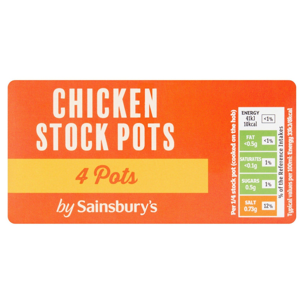 Sainsbury's Chicken Stockpots x4 112g