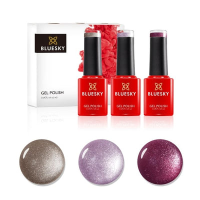 Bluesky 5D Cat Eye Gel Mini Trio Sett Gel Polish
