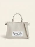 Burberry Cotswolds mini suede tote bag, UK version