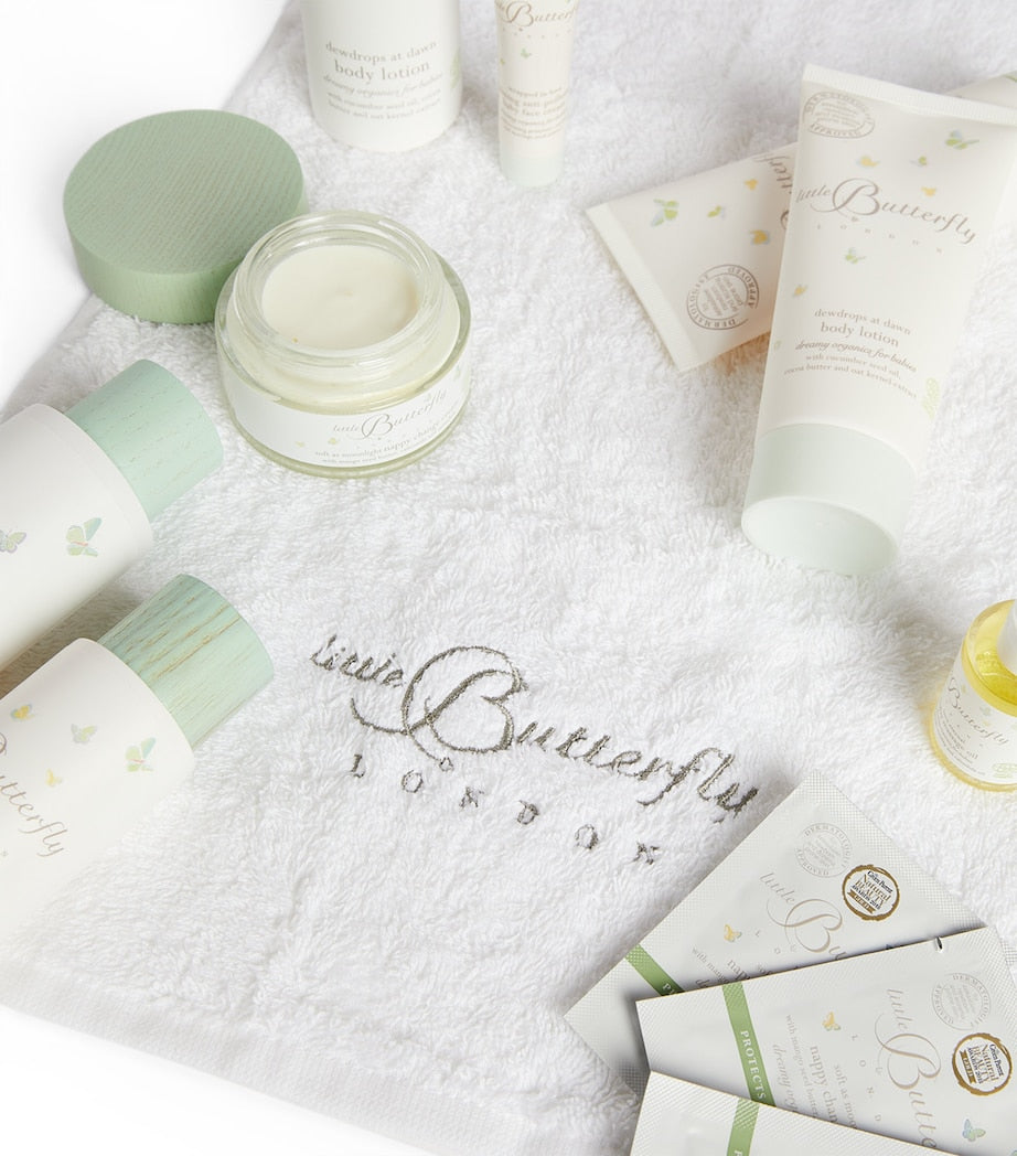 Little Butterfly London baby skincare hamper deluxe medium, imported from the UK