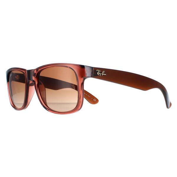 Ray-Ban Justin 4165 brown gradient sunglasses, imported from the UK