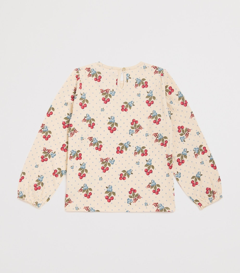 KONGES SLOJD children's organic cotton-blend blouse, UK version