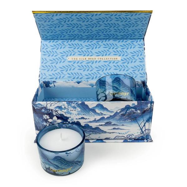 Candlelight Tianshui sea salt votive candle duo - British product