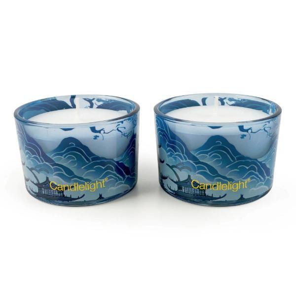 Candlelight Tianshui sea salt votive candle duo - British product