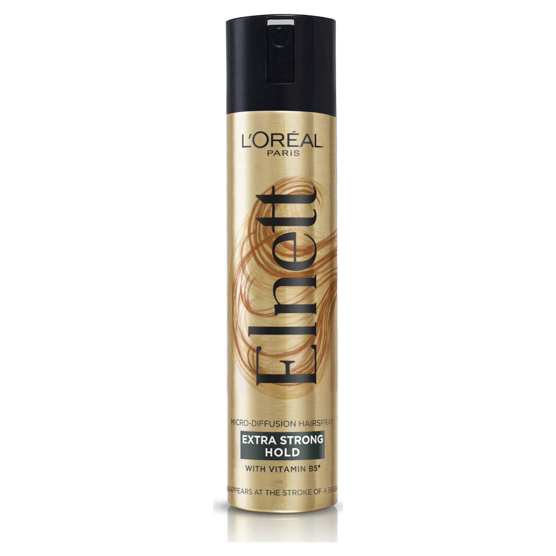 L'Oreal Elnett Extra Strong Hold Shine Hairspray 75ml styling & hairspray Sainsburys   