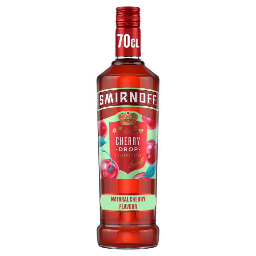 Smirnoff Cherry Drop Flavoured Vodka GOODS ASDA   