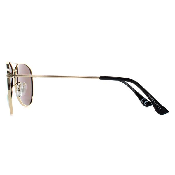 Prive Revaux gold mirrored sunglasses Commando Mini (British brand)