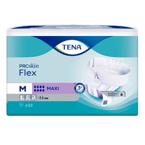 TENA Flex Belted Incontinence Pant Maxi Size Medium 22 pack GOODS Superdrug   