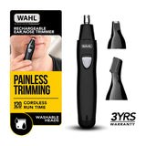 Wahl Trimmer Kit Rechargeable Ear,Nose and Eyebrow Men's Toiletries Boots   