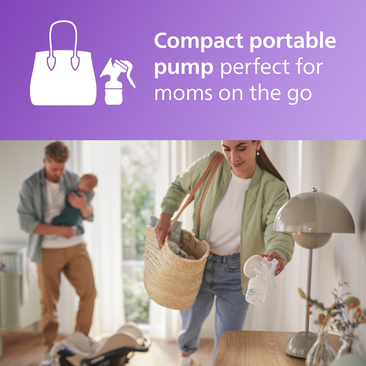 Philips Avent manual breast pump, imported from the UK