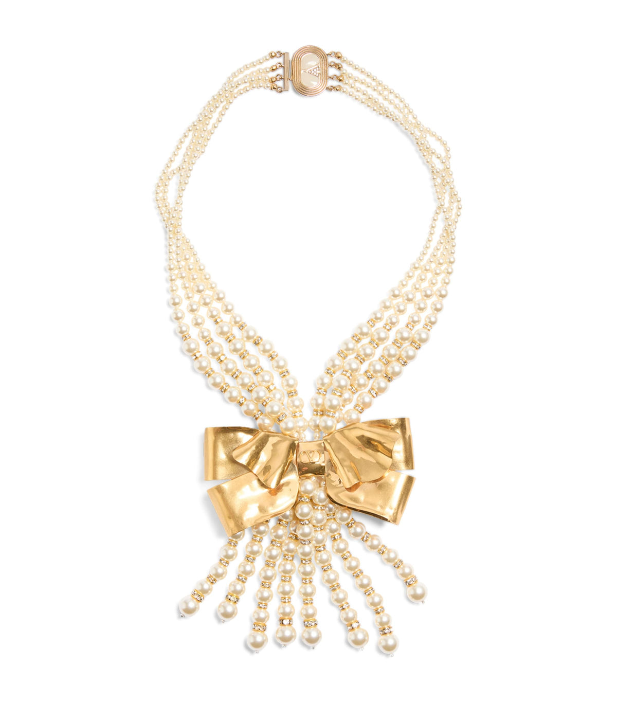 Faux Pearl Trop Chou Layered Necklace