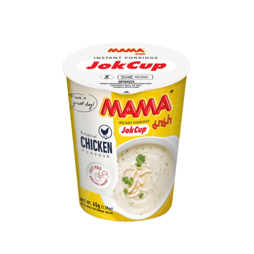 Mama Jok cup rice porridge chicken flavour - British product