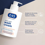 E45 Emollient Wash Cream 250ml GOODS Superdrug   