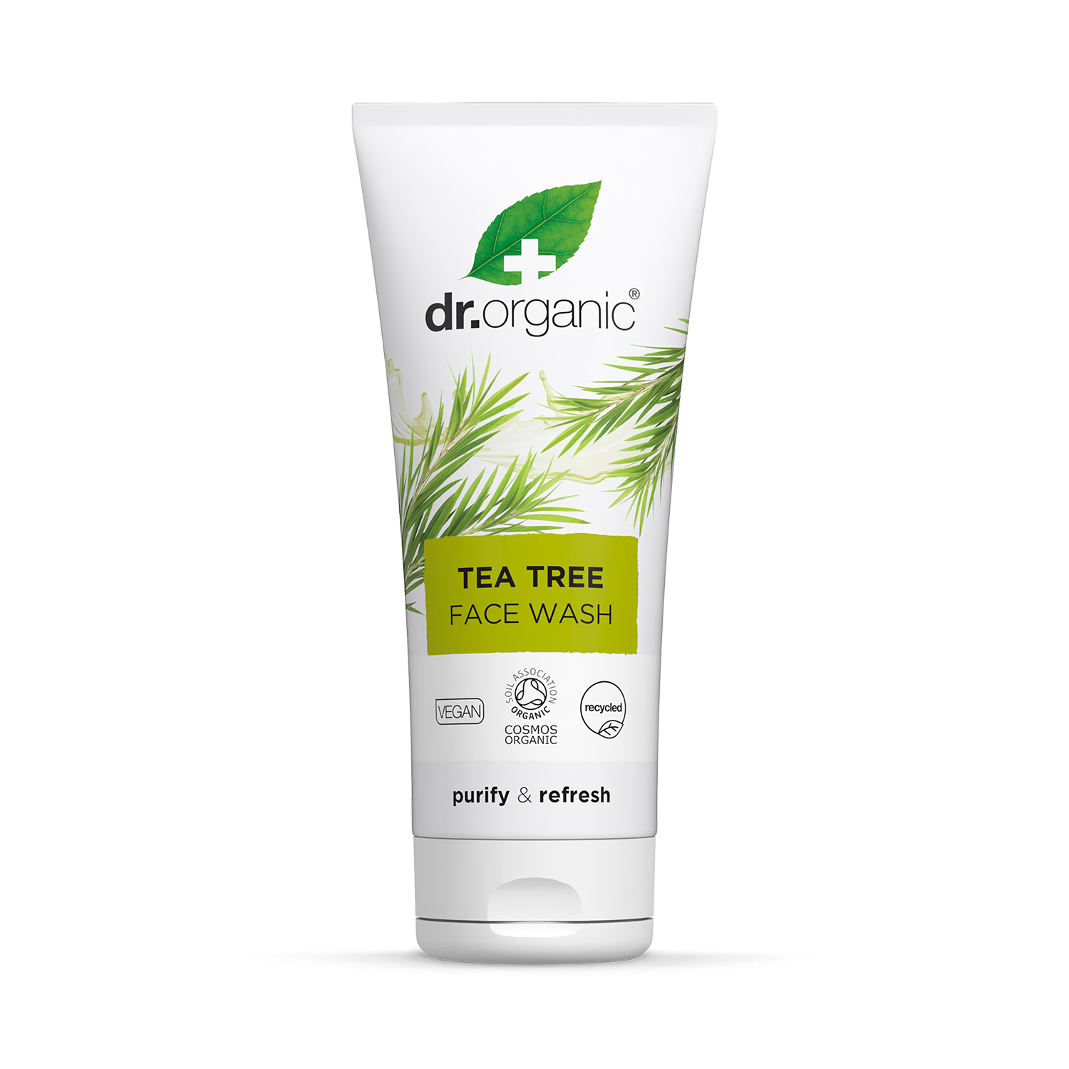 Dr Organic tea tree face wash 200ml - British product
