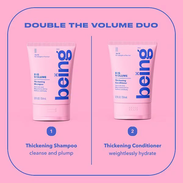 Being Volume Thickening Shampoo 354mL - British product