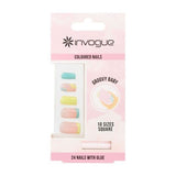 Invogue Groovy Baby Nails Square Nails (24 Pieces) GOODS Superdrug   