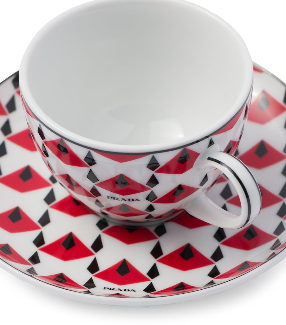 Prada Vienna coffee cup and saucer set, imported from the UK