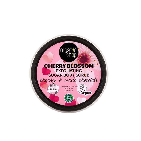 Organic Shop Cherry Blossom Sugar Body Scrub 250ml GOODS Superdrug   