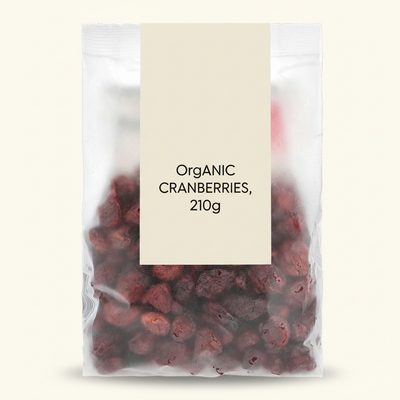 Holland & Barrett Bio süße getrocknete Cranberries 210g
