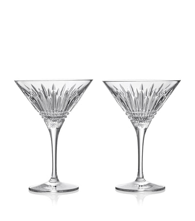 Waterford Lismore Martini-Gläser, 2er-Set Cocktailgläser, 250 ml