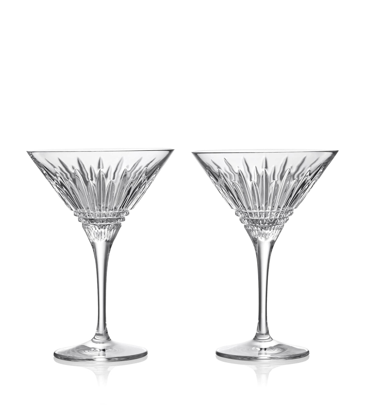 Waterford Lismore martini glasses set of 2 250ml (British brand)