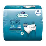 Boots Staydry Slip Medium/Large - 120 Pairs (12 Pack Bundle) GOODS Boots   