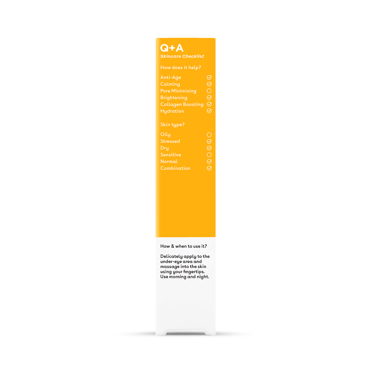 Q+A Vitamin C Eye Cream 15ml