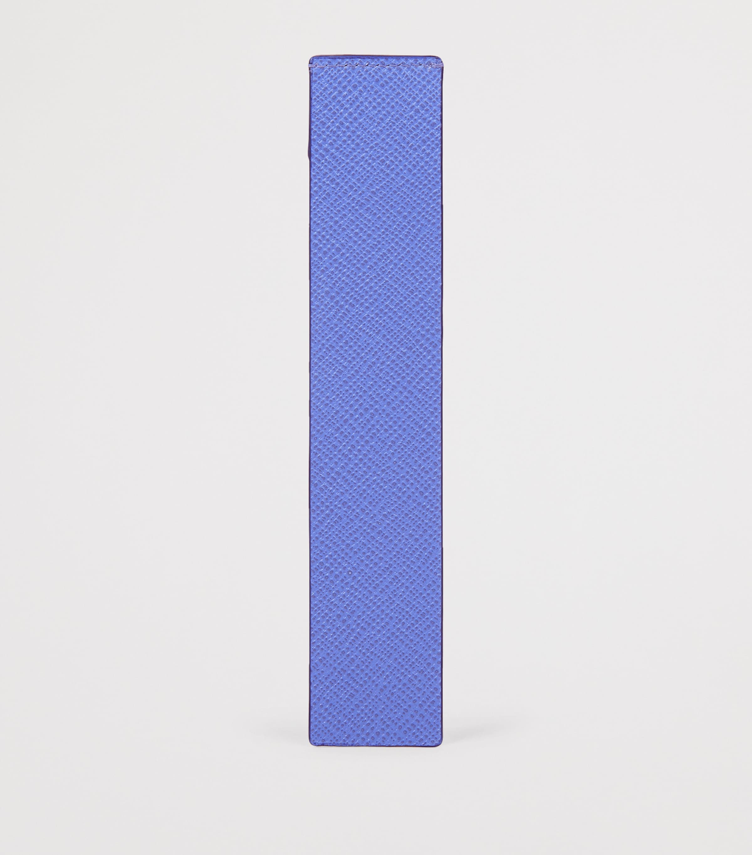 Smythson Panama leather bookmark for books (British brand)
