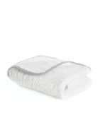 GRACCIOZA Egyptian cotton bath towel with colourful piping 70cm x 140cm, UK version