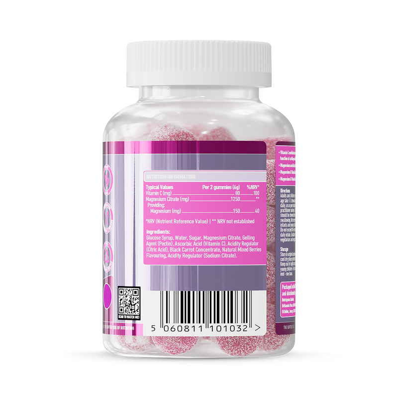 Nutrigums magnesium citrate gummies 60 count - British product