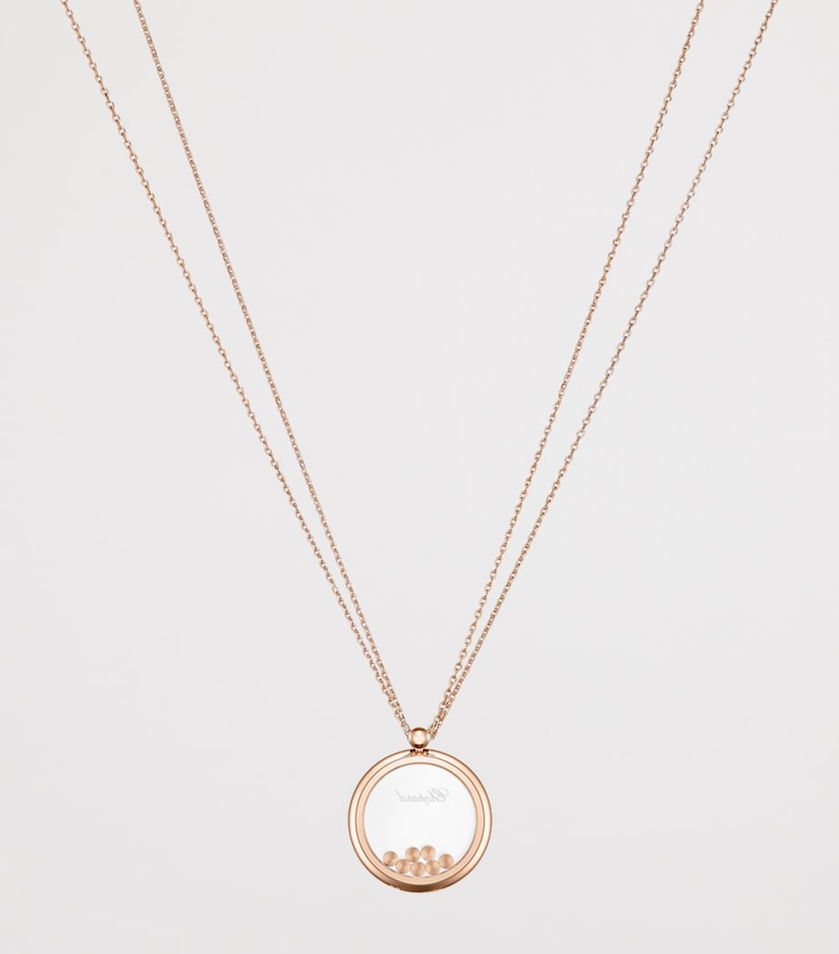 Chopard Happy Diamonds pendant 18k rose gold (British brand)