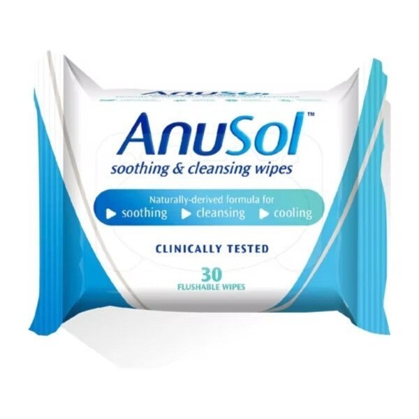 Anusol Soothing Haemorrhoid & Piles Flushable 30 Wipes GOODS Superdrug   