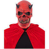 Smiffys red devil skull latex mask moving mouth, UK version