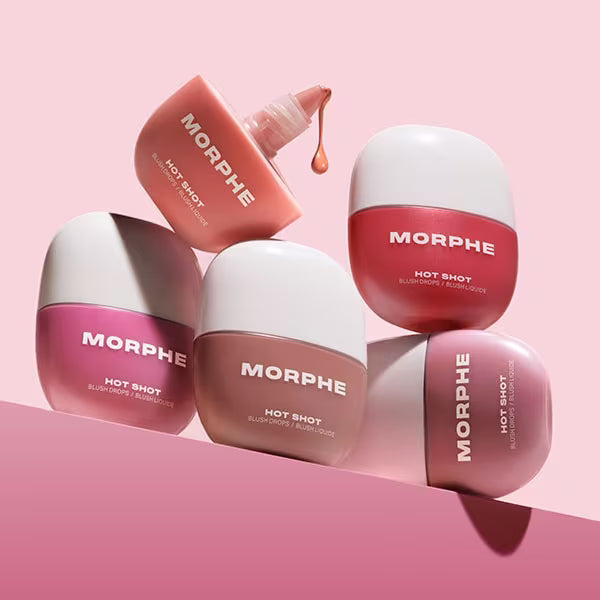 Morphe Hot Shot Blush Drops Flex Symbol, imported from the UK