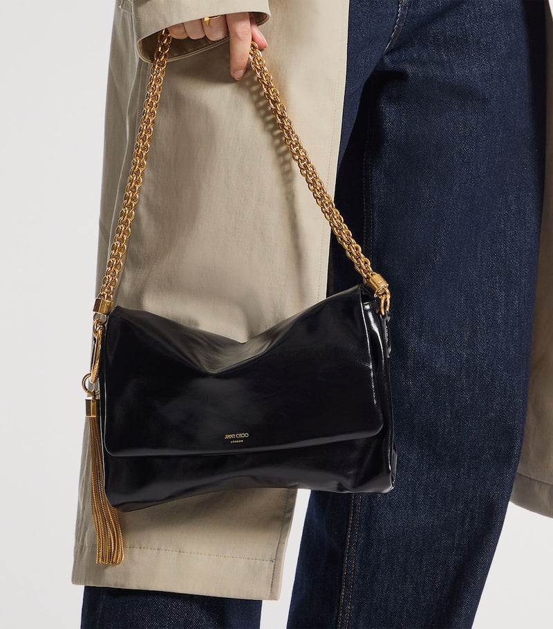 Jimmy Choo Callie Flap Shoulder Bag, imported from the UK