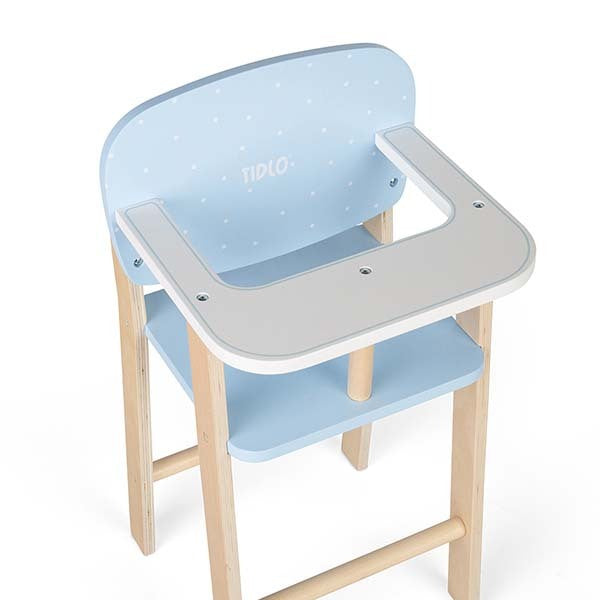 Tidlo Wooden Doll's High Chair