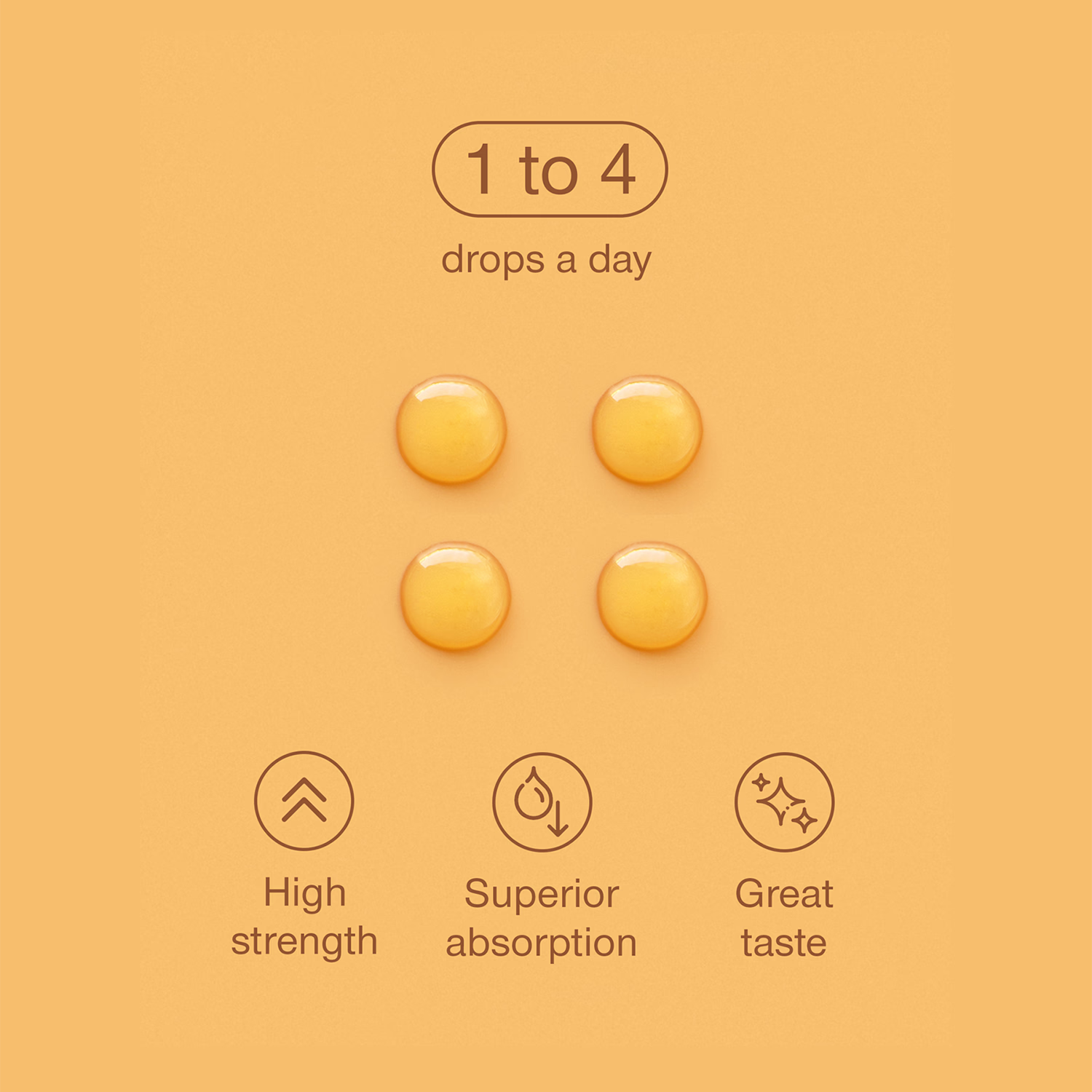 SuperSelf Vitamin D3 K2 drops orange flavour 30ml - British product