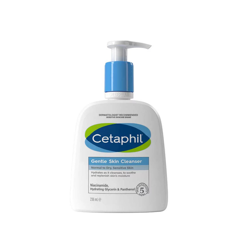 Cetaphil Gentle Skin Cleanser, Face & Body Wash for Normal to Dry Sensitive Skin 236ml