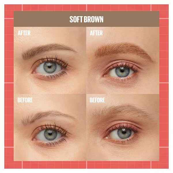 Maybelline Build A Brow Soft Brown Eyebrow Pen, imported from the UK